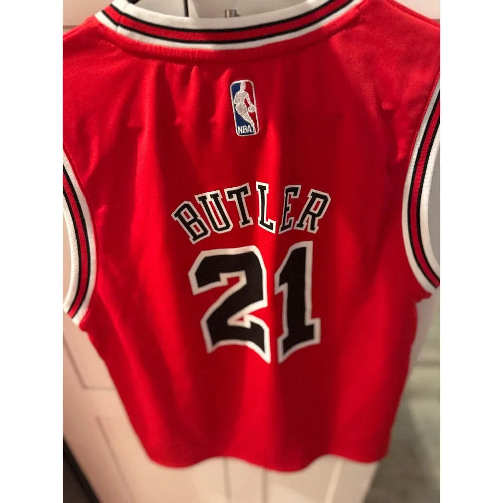 Adidas Chicago Bulls Jimmy Butler 21‎ NBA Jersey Mens Large Basketball Swingman